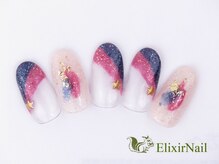 エリクサーネイル 池袋(Elixir Nail)/定額b カジュアル/クーポン使用