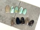 大理石アートネイル☆