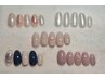 【オフ・ケア込  1.5h】◆Hand◆ シンプル&水彩アート ￥8,500
