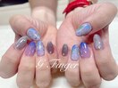 梅雨にぴったり紫陽花ネイル♪