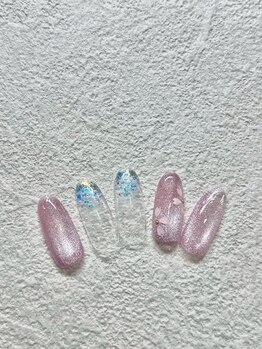 サマンサ(samansa)の写真/天神駅徒歩7分☆自爪保護パラジェルが格安!【毎回オフ込¥4590～】自爪が薄くなり弱っている方にオススメ☆