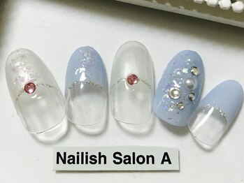 ネイリッシュサロン エー(Nailish Salon A)/2017/ ホロキラキラネイル