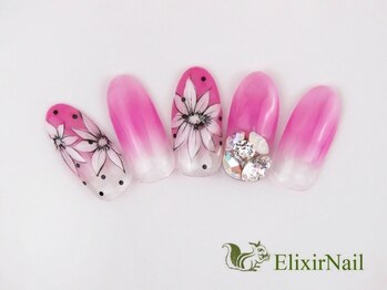 エリクサーネイル 神田(Elixir Nail)/やり放題/クーポン使用