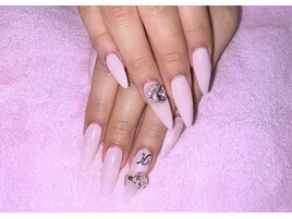 ロングスカルプandパーツネイル