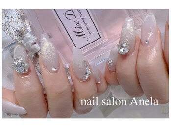 アネラ(Anela)/マグネット×ビジューネイル