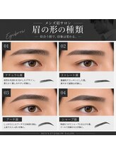 プラスアイビー 神戸三宮店(+i.b)/眉の形の種類