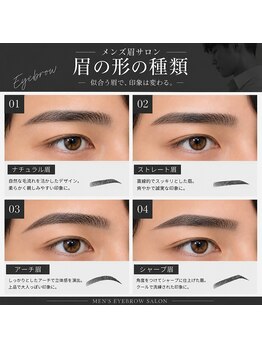 プラスアイビー 神戸三宮店(+i.b)/眉の形の種類