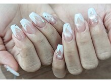 ネイルパキラ(nail pachira)/マグネット×三角フレンチ