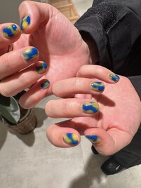 魅惑のブルーネイル
