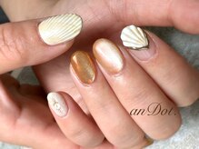 アンドット(anDot.)/貝柄ネイル