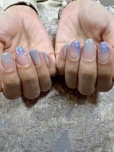 リリフリー(riri Free)/梅雨ネイル　お花ネイル