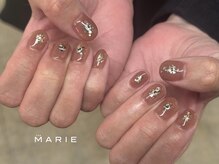 ザ マリー 三条店(THE MARIE)/4)7000円 キラキラネイル 1211e