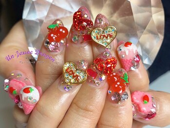 アン ジョーヌドラゴ/【自爪ネイル】ゴテゴテネイル