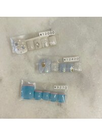 フット　春ネイル