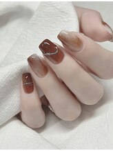 モルフォネイル(Morpho nail)/#ニュアンスネイル#新宿ネイル