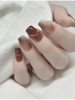 モルフォネイル(Morpho nail)/#ニュアンスネイル#新宿ネイル
