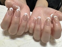 デューネイルスタジオ(dew nail studio)/ベーシックフレンチ(ベース込み)