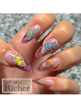 エスフィーネイルサロン リシェル(Esfy nailsalon Richer)/モチーフネイル