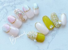 ネイルアンドアイラッシュ ボネール 銀座店(lash Bounail)/ツイード,フラワー 11480円