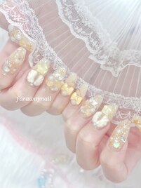 黄色ネイル♪