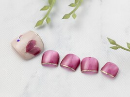 ハートマグネットフットネイル