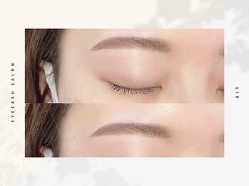 イチイバイリル 巣鴨店(ichii by Lir)の写真/【セットがおすすめ♪眉ワックス+まつげパーマ ¥6900】眉毛ワックスアイブロウスタイリングもLir巣鴨で♪