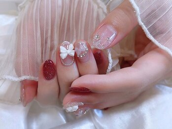 パラジェル フィルイン マグネット 韓国ネイル専門店 salon enu【名古屋駅前店】/韓国定額 [パラジェル/名古屋]