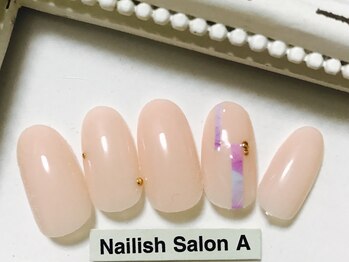 ネイリッシュサロン エー(Nailish Salon A)/2017/シンプルネイル