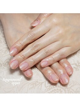 たゆ ネイル(たゆnail)/ラメグラデーションネイル