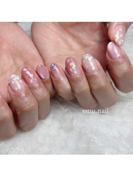 エムネイル(emu.nail)/花ネイル