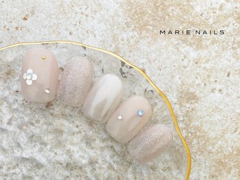 マリーネイルズ 大阪梅田店(MARIE NAILS)/新規6000 ホログラムハート0508c
