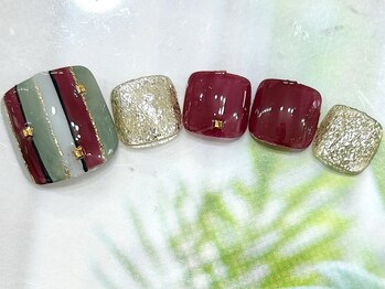 ティーエヌ 辻堂店/フット定額ネイル☆7700円