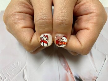 ネイル サロン ヴェレッド(Nail Salon VERED)/クリスマスアート　2025