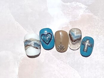 ゆびノさき イバラキシ(ibarakishi)/ターコイズ系