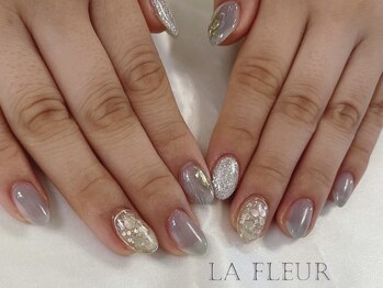 ラ フルール(La Fleur)/ミラーネイル