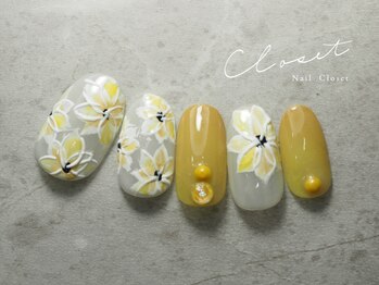ネイルクローゼット(Nail Closet)/8月 Monthly Design