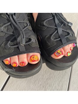 グリーディ(greedy)/オーロラフットネイル