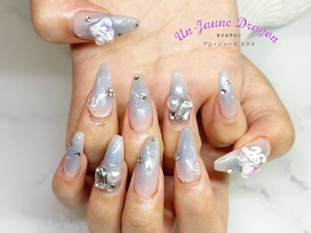 アン ジョーヌドラゴ/【ロングネイル】ブルーネイル