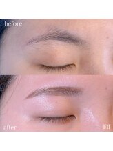 フフフ(Fff)/アイブロウWAX+眉カラー