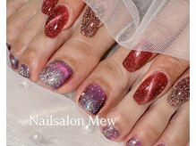 ネイルサロンミュー(Nailsalon Mew)の雰囲気（夏のサンダルに向けてフットネイルが大人気！）