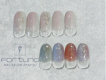 フォルトゥノ イオンタウン富士南店(Fortuno)/キラキラぬりかけネイル