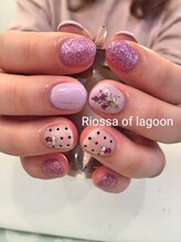 リオッサ オブ ラグーン(RIOSSA of Lagoon)/押し花×チーク