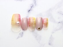 池袋ネイルサロン イイネイル(Ee-Nail)/ふんわりチェックネイル初￥6980