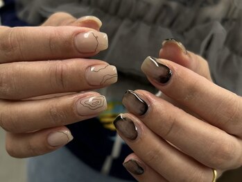 リット バイ セブンルックス 大宮東口店(Lit by 7LOOKS)/90分アート/8000/持ち込み