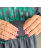 モア ネイル(more nail)/グラデーション＋パーツ