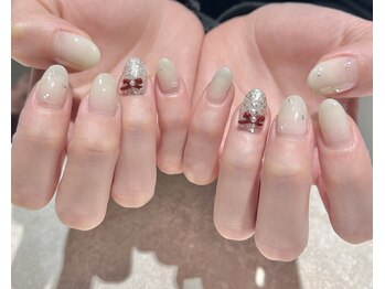 カラン 焼津店(CALIN)/ミルキーホワイト×リボン