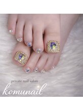 コムネイル(komu nail)/フット10本アート