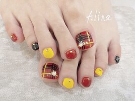 チェックネイル