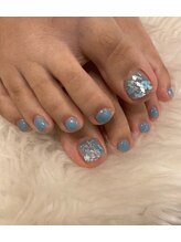 トータルサロン 白べぇーっ プラス/☆冬フットネイル☆