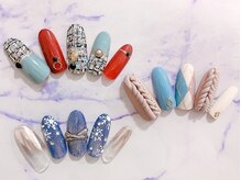 ベレッツァネイル 大阪 日本橋(BellezzaNail)/マグネット・アーガイル5480円～